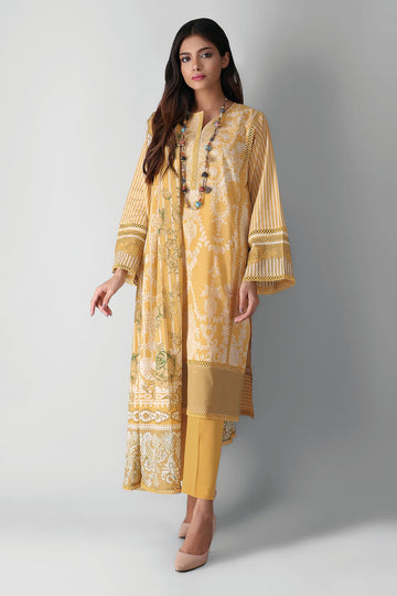 A21391 Beige Khaadi Autumn Collection 2021